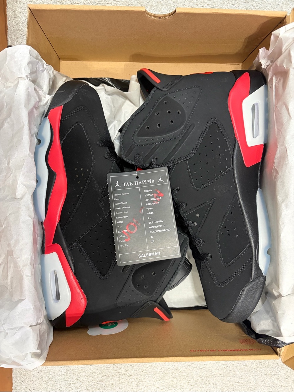 Air Jordan 6 retro infrared